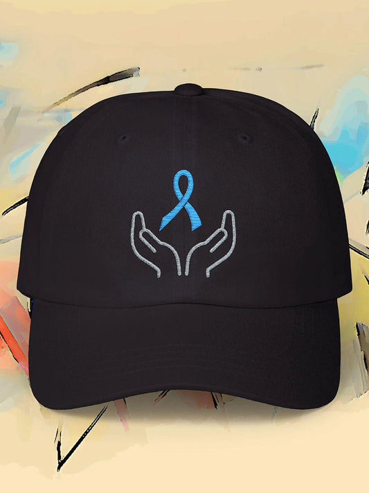Prostate cancer blue ribbon neutral hats