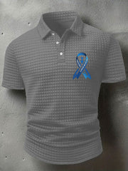 Men's Prostate Cancer Awareness Print Casual T-Shirt
