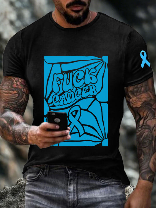 Men's Prostate Cancer Fuck Cancer T-Shirts