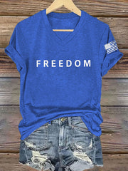 Women's Freedom Is Not Free R.I.P Charlie Kirk Short Sleeve T-shirt