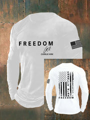 Men's Freedom Is Not Free R.I.P Charlie Kirk  Long Sleeve T-shirt