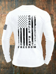 Men's Freedom Is Not Free R.I.P Charlie Kirk  Long Sleeve T-shirt