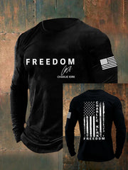 Men's Freedom Is Not Free R.I.P Charlie Kirk  Long Sleeve T-shirt