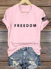 Women's Freedom Is Not Free R.I.P Charlie Kirk Short Sleeve T-shirt