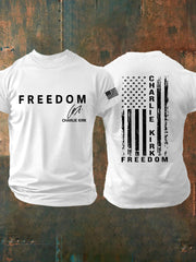 Men's Freedom Is Not Free R.I.P Charlie Kirk Short Sleeve T-shirt