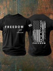 Men's Freedom Is Not Free R.I.P Charlie Kirk Short Sleeve T-shirt