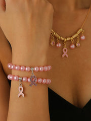 Women's Breast Cancer Awareness Pink Ribbon Accessories