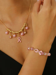 Women's Breast Cancer Awareness Pink Ribbon Accessories