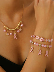 Women's Breast Cancer Awareness Pink Ribbon Accessories