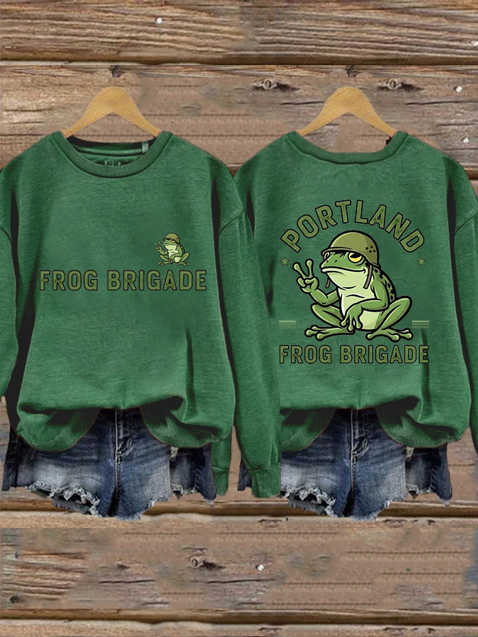 Women's Resist Portland Frog Sweatshirt
