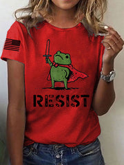 Women's Resist Frog Short-sleeved T-shirt