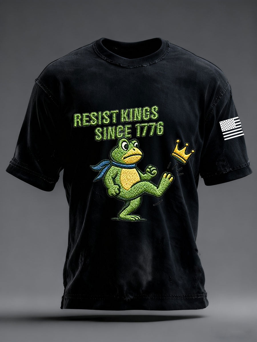 Men's Resist Kings Since 1776 Short-sleeved T-shirt