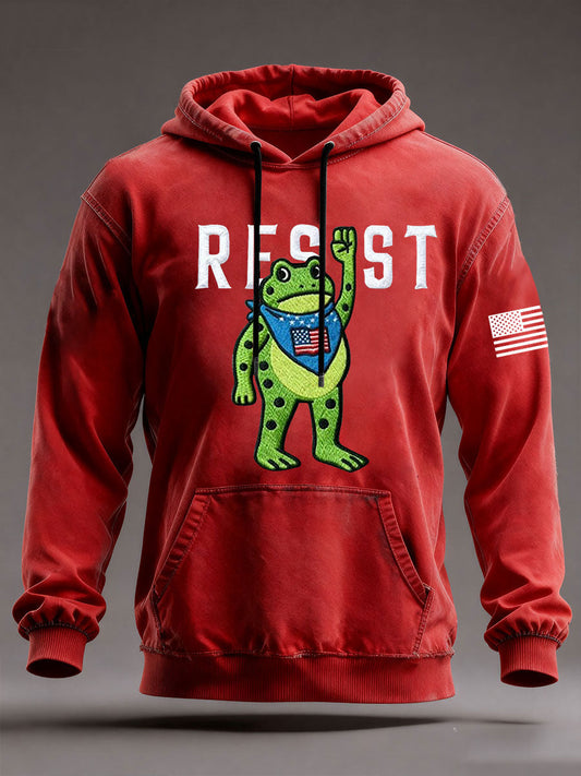 Men's Portland Frog Resist Oversized Drop-Shoulder Hoodie With Pockets