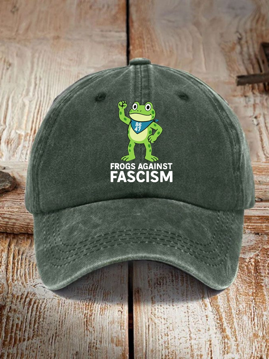 Unisex Resist Frogs Against Fascism Hat