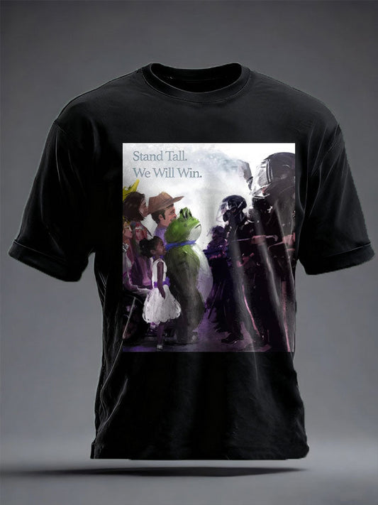 Unisex 8647 FDT Funny Frog Printed T-Shirt