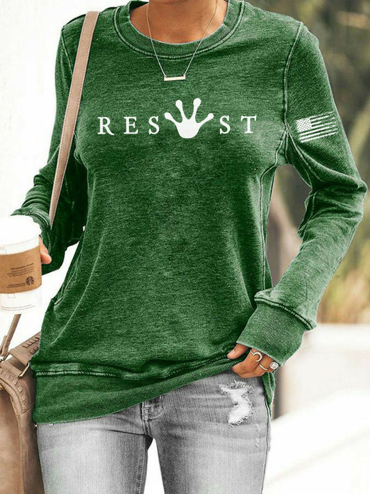 Women's Frog Resist Printed Sweatshirt