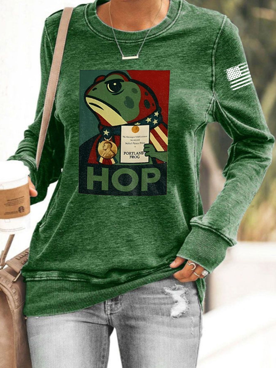 Women's Resist Portland Frog Sweatshirt