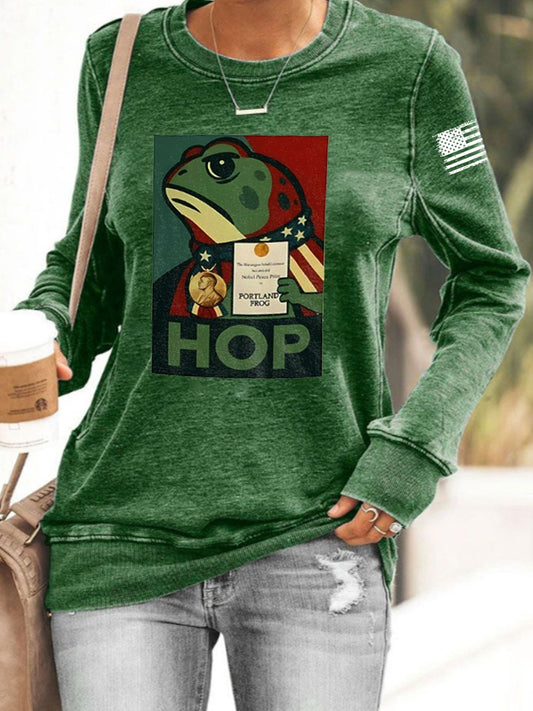 Women's Resist Portland Frog Sweatshirt