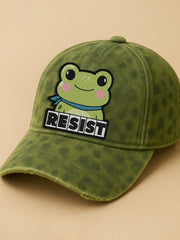 Unisex Resort Resist Frog Art Print Cap