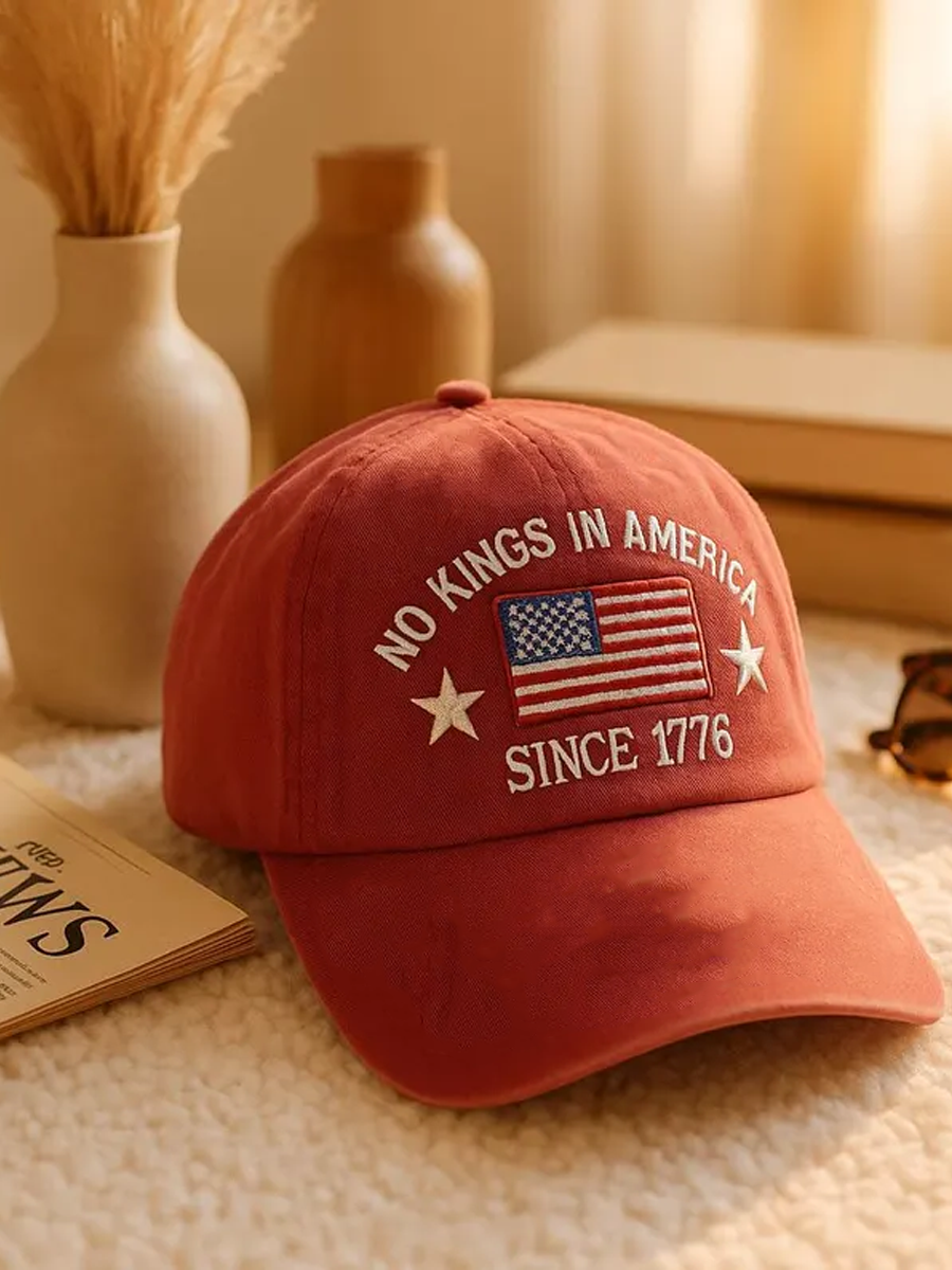 Unisex No Kings Design Print Hat