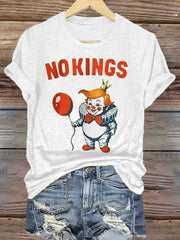 Women's No Kings Anti-Trump Protest T-Shirt