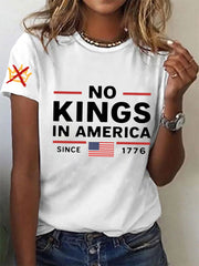 Women's No Kings In America Since 1776 Tee