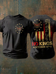 Men's No Kings in America  short sleeves t-shirt