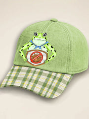 Unisex Resist Frog Design Print Hat