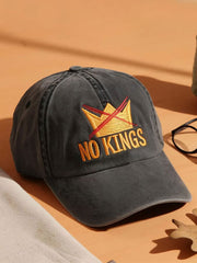 No Kings Printed Casual Unisex Hat