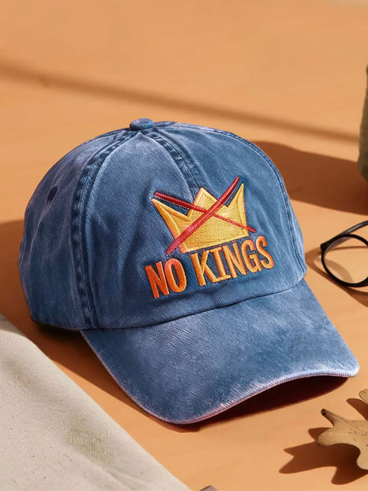 No Kings Printed Casual Unisex Hat