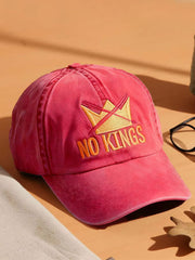 No Kings Printed Casual Unisex Hat