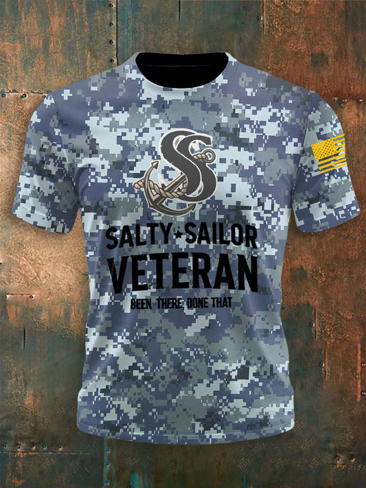 Men's Navy 250th Anniversary Crew Neck T-shirt