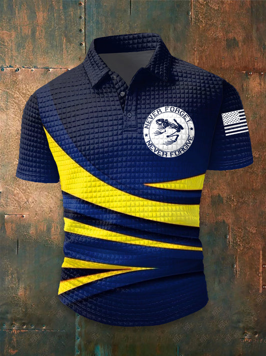 Men's Bone Frog Navy 250th Anniversary Print Shirt