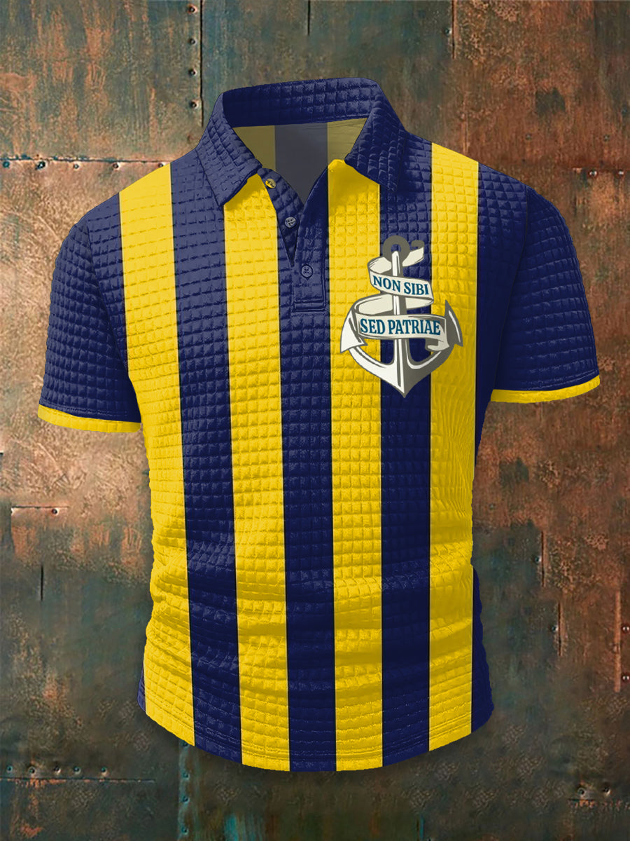 Men's Non Sibi Sed Patriae Navy 250th Anniversary Shirt