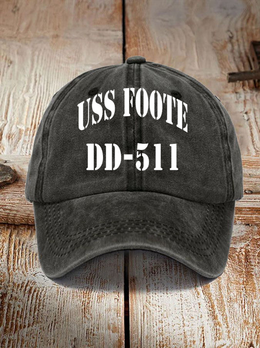 Unisex USS Foote (DD-511) Print Hat