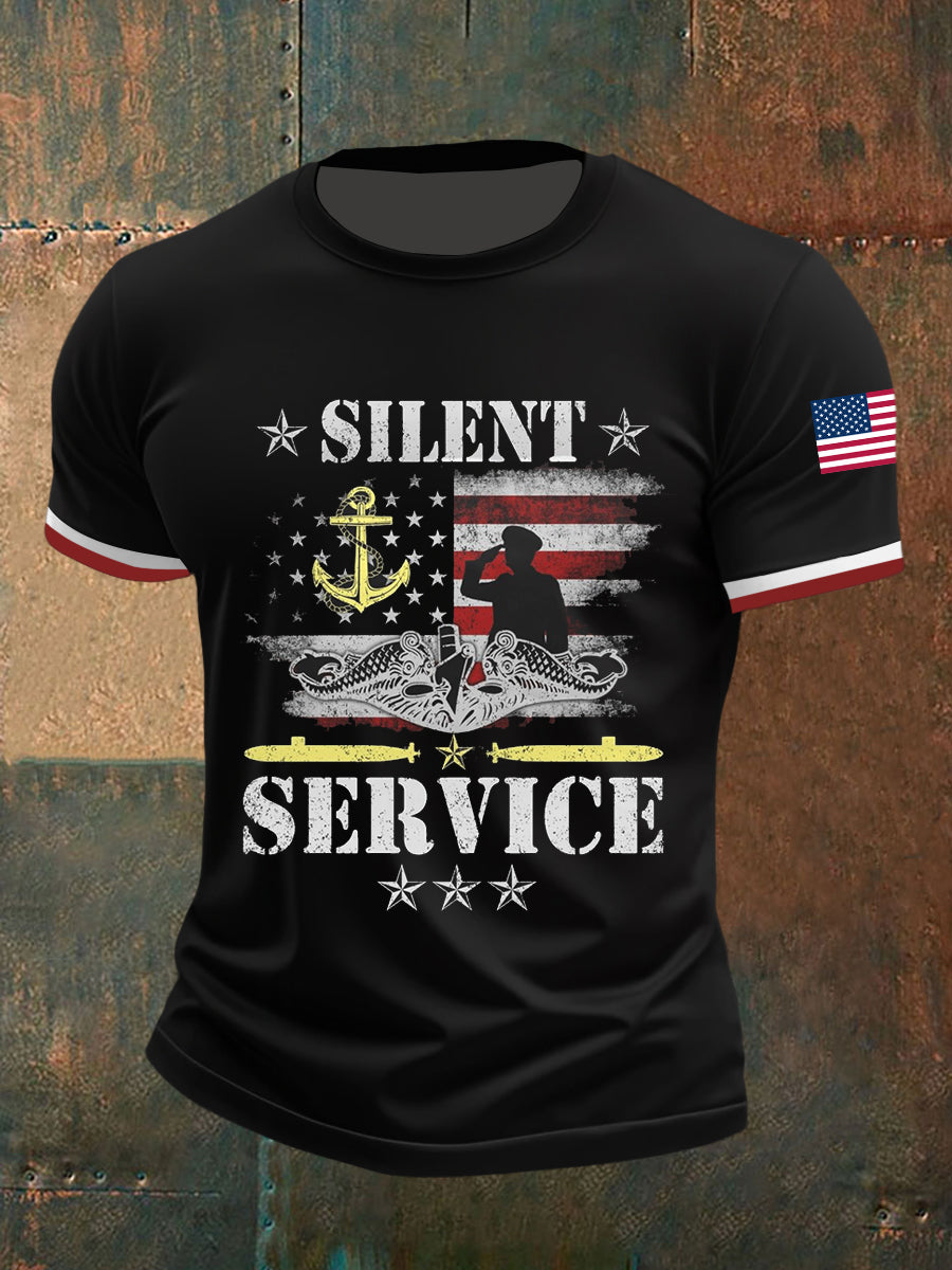 Men's Silent Service Short Sleeves T-shirt