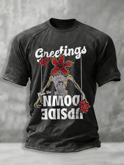 Men's TV show Inspired Stranger Christmas T-shirt