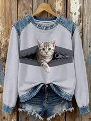 Women's cat sweatshirts