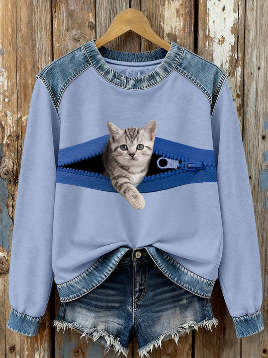 Women's cat sweatshirts