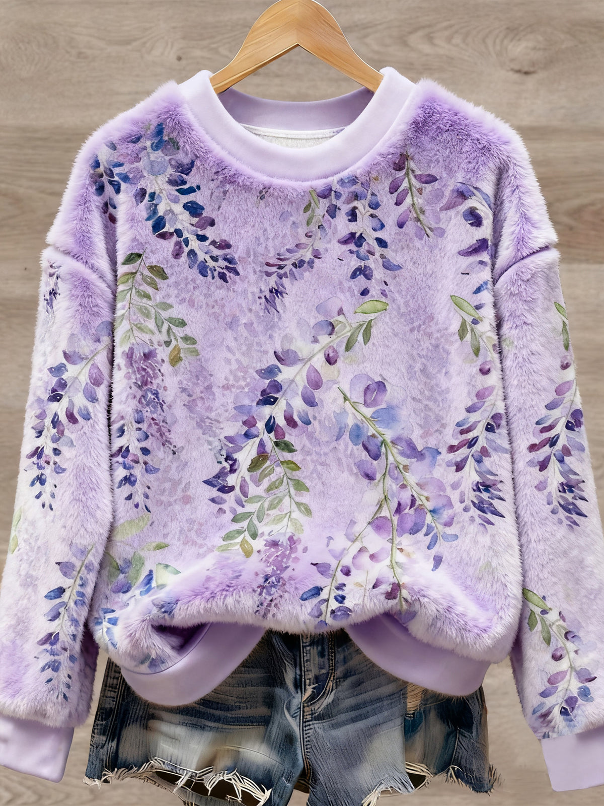 Women's Alzheimer's Disease Art Print Casual Flannel Sweater