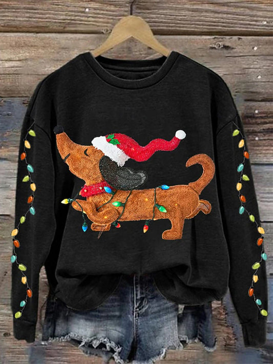 Women's Christmas Print Sweatshirt