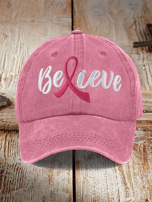 Breast Cancer Awareness Printed Casual Unisex Cap