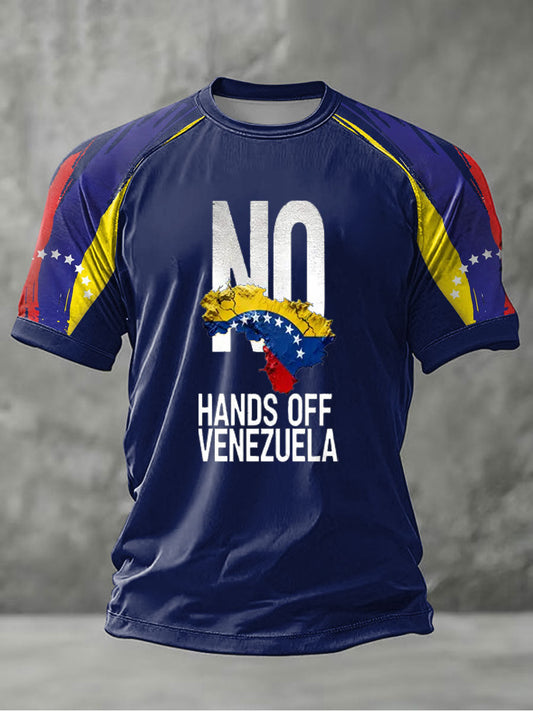 Men's No Hands Off Venezuela short sleeve t-shirt