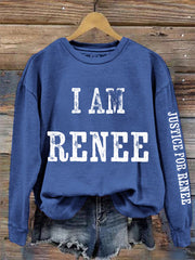 Women's Justice for Renee Nicole Good Minneapolis Protest Sweatshirt