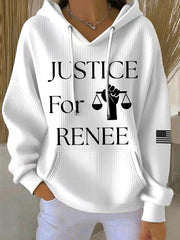 Women's Justice For Renee Nicole Good Print Hoodie