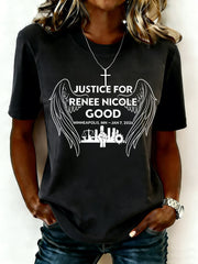 Women's Justice For Renee Nicole Good Minneapolis Protest Tee