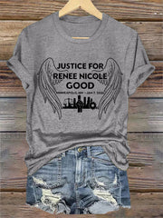 Women's Justice For Renee Nicole Good Minneapolis Protest Tee