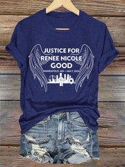Women's Justice For Renee Nicole Good Minneapolis Protest Tee