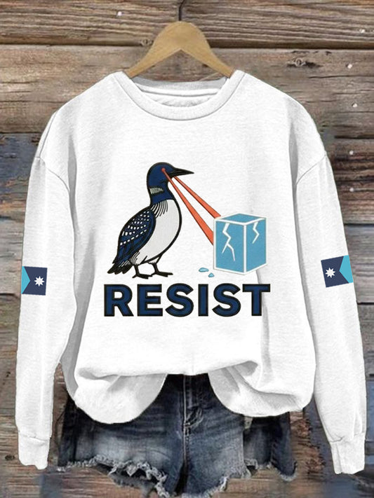 Women's Minnesota Resist  Print Sweatshirt