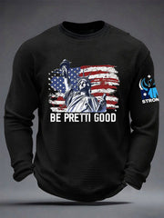 Men's Minnesota Strong Be Pretti Good Waffle Long Sleeve T-Shirt